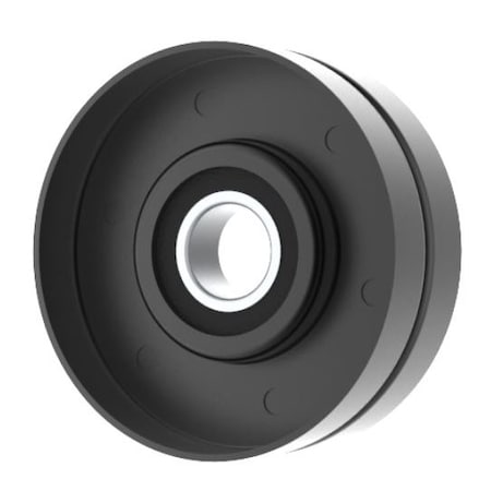 Terre Products Toro 109-3546 Exmark 103-3953 Flat Idler Pulley - 2.75'' Flat Dia. - 3/8'' Bore - Steel 32275097